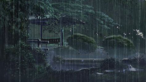 Garden of Words Wallpapers - Album on Imgur Rain Animation, The Garden Of Words, Phone Lock Screen Wallpaper, Garden Of Words, Anime Picture Hd, Green Scenery, Pixel Art Background, Animated Banners, Dark Green Aesthetic