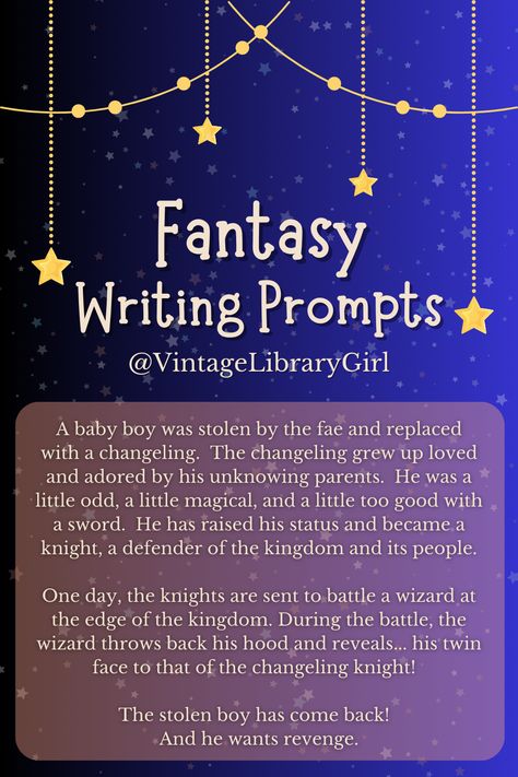 Creative writing prompts to help shake out that writer's block! Fantasy, funny writing prompts to help inspire you to get that short story or idea out of your head. Cozy Fantasy Prompts, Funny Writing Prompts, The Changeling, Funny Writing, Fantasy Writing, Fantasy Writer, Writer Inspiration, Creative Writing Prompts, Writing Prompt