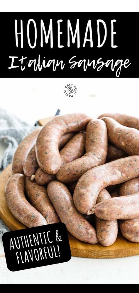 How To Make Spicy Italian Sausage, Homemade Hot Italian Sausage, Making Sausages Homemade, How To Make Italian Sausage Homemade, How To Make Italian Sausage Recipes, Homemade Hot Italian Sausage Recipes, Homemade Sweet Italian Sausage, How To Make Sausages At Home, Homemade Sausage Links