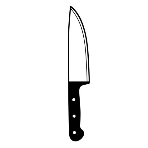 Kitchen Knife Drawing, Cute Knife Drawing, How To Draw Knife, Knife Line Art, How To Draw A Knife, Kitchen Knife Tattoo, Knife Outline, Knife Doodle, Kitchen Tools Drawing