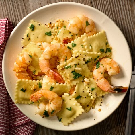 Ravioli Recipe With Shrimp, Shrimp Ravioli Recipe Alfredo Sauce, Shrimp And Ravioli Recipes, Shrimp And Ravioli, Shrimp Scampi Ravioli, Shrimp And Cheese Ravioli, Ravioli With Shrimp And Spinach, Shrimp Ravioli, Shrimp Ravioli Recipe