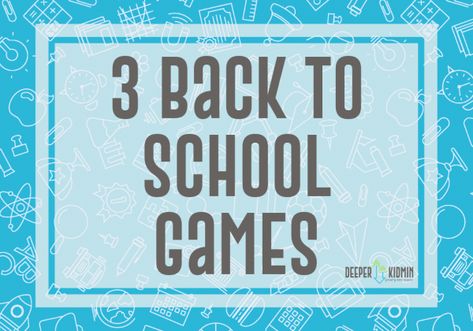 Use these games to add some fun & competition to your back-to-school event or lesson! Back To School Church Lesson, Back To School Bash Ideas For Church, Back To School Games, Vbs Games, Back To School Prayer, Back To School Videos, Sunday Prep, Volunteer Training, Night Before School