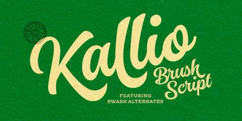 Kallio Brush Regular Sign Painting Lettering, Latest Fonts, Brush Script Fonts, Sign Painting, Great Fonts, Letter Form, Beautiful Typography, Brush Script, Creative Typography