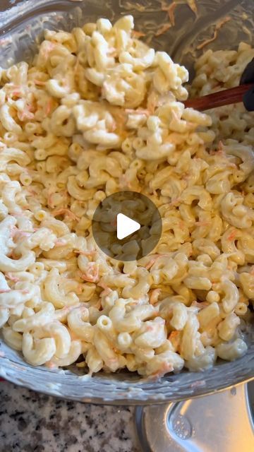 𝙎𝙖𝙢 👩‍🍳 on Instagram: "Hawaiian Inspired Macaroni Salad . . #macaroni #chef #cheflife #macaronisalad #hawaiian #foodporn #foodie #recipe #recipes #recipeoftheday #kroger #BestFood" Macaron Salad Recipes, Hawaiian Macaroni Potato Salad, Hawaiian Macaroni Salad Authentic, Macaroni Salad Recipe Hawaiian, Ono Hawaiian Macaroni Salad, Macaroni Salad Hawaiian, Hawaiian Macaroni Salad Recipe, Hawaiian Salad, Hawaiian Mac Salad