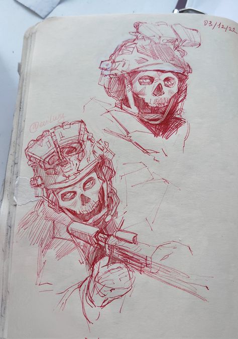 Ghost Drawing Mw2, Ghost Call Of Duty Sketch, Ghost Cod Drawing Reference, Cod Ghost Sketch, Ghost Mw2 Drawing, Cod Drawing Call Of Duty, Simon Ghost Riley Sketch, Mw2 Drawing, Ghost Mw2 Art