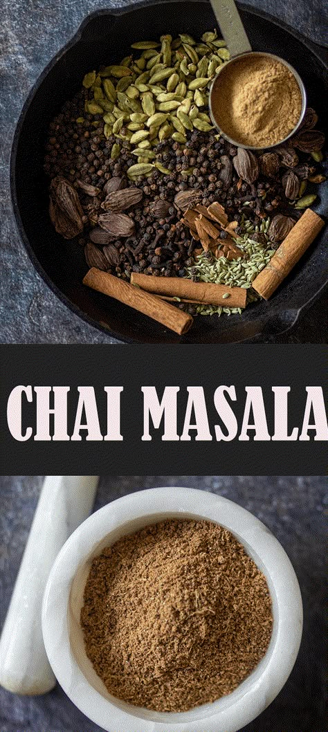 Chai Spice Mix Recipe, Masala Chai Tea Recipe, Chai Spice Recipe, Masala Chai Recipe, Tea Masala, Chai Spice Mix, Te Chai, Chai Masala, Tea Blends Recipes