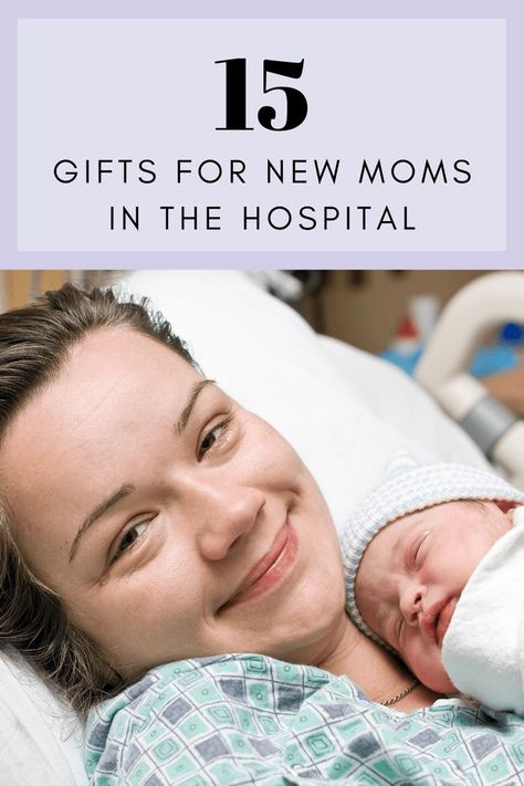 Gifts for a New Mom in the Hospital [Our 15 Favorites!] New babies are exciting, but don’t forget about the mom! Whether you're the husband or a friend, here are 15 great gift ideas for a new mom in the hospital. #giftsfornewmom #momgifts #giftfromhusband via @rookiemoms Mom In Hospital, Mom In The Hospital, Hospital Gift Baskets, Gifts For A New Mom, Hospital Survival Kit, New Mom Gift Basket, Mom Gift Basket, Mom Care, Hospital Gifts