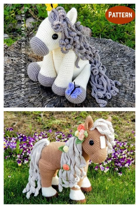 Crochet Horse Saddle Pattern, Free Crochet Horse Pattern, Large Crochet Animals, Amigurumi Horse Free Pattern, Free Horse Crochet Pattern, Crochet Horse Pattern Free Amigurumi, Horse Crochet Pattern Free, Crochet Horse Pattern Free, Crocheted Horse