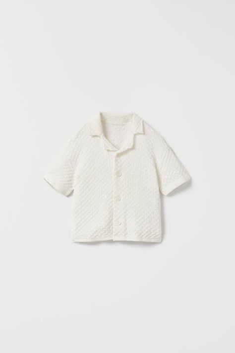 Textured Shirt, Zara Baby, Niece And Nephew, Textured Knit, Knit Shirt, Zara United States, Sporty Style, Waffle Knit, Mommy And Me