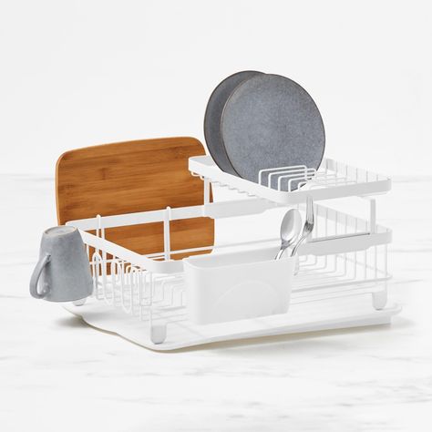 Kitchen Pro Tidy Dish Rack 50x38cm White | Kitchen Warehouse Kitchen Dish Rack, Dish Organization, Sink Caddy, Living Room Design Inspiration, Tidy Kitchen, Dish Drainers, Dish Rack, Stone Sink, Diatomaceous Earth