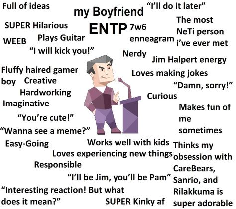 Entp Personality Traits, Entp Problems, Infj And Entp, Entp Personality Type, Infj Personality Facts, Infj Traits, Type Of Girlfriend, Isfj Personality, Pick Up Line Jokes