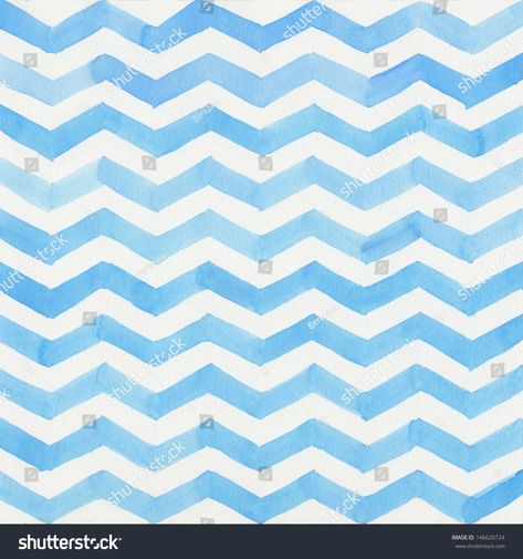 Watercolor blue striped background, chevron Royalty free image illustration Lines Doodle, Zig Zag Lines, Line Doodles, Doodle Background, Watercolor Blue, Striped Background, Free Image, Zig Zag, Image Illustration