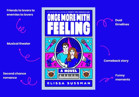 Book review of Once More with Feeling by Elissa Sussman. Read this if: - You're a musical theater lover - You love second chance romance Check out the full review on bookwormliz.com Elissa Sussman, Cute Romance Books No Spice, You’ve Reached Sam Voicemail, Tessa Afshar Books, Lesbian Fiction Books, Lesbian Books For Adults Spicy, Feelings Book, Funny Romance, Terms Of Endearment