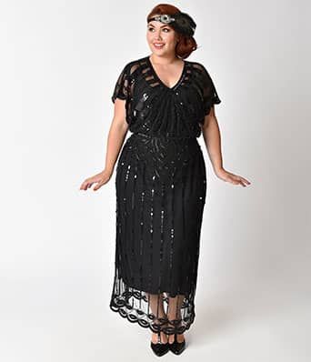 Gatsby Attire Women • Plus Size Art Deco Dress #Flapper #GatsbyFlapperGirl Gatsby Fancy Dress, Fancy Dress Plus Size, Plus Size 1920s, Plus Size Flapper Dress, Flapper Wedding Dresses, Roaring 20s Dresses, 20s Fashion Dresses, Style Année 20, Women Models