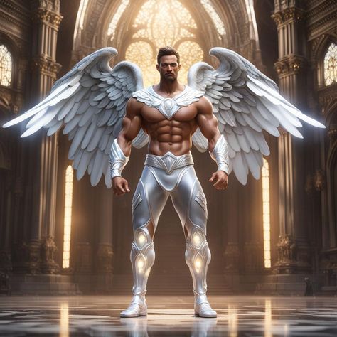 Male Angels, Art Men, Greek Mythology Art, Batman T Shirt, Shirts Ideas, Mythology Art, Angel Art, Nightwing, Male Art