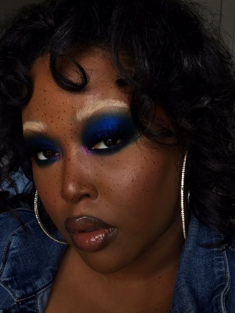 Blue Eyed Blondie, Face Art Makeup, Makeup News, Melt Cosmetics, Pinterest Makeup, Makeup Eye Looks, Creative Makeup Looks, Blue Eyed, Makeup For Black Women