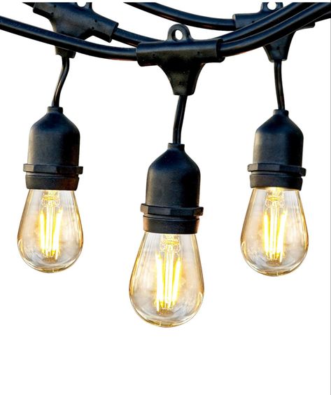 Edison Bulb String Lights, Gazebo Lighting, Led String Lights Outdoor, Best Christmas Lights, Outdoor String Lights, Bistro Lights, Bulb String Lights, Outdoor Landscape Lighting, Vintage Edison Bulbs