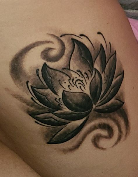 Buddha Flower Tattoo, Lotus Flower Shoulder Tattoo For Women, Lotus Flower Tattoo On Neck, Lotus Flower Side Tattoo, Lotus Flower Neck Tattoo, Lotus Flower Tattoo Men, Dark Lotus Tattoo, Lotus Flower Tattoo Dark Skin, Lotus Tattoo Men