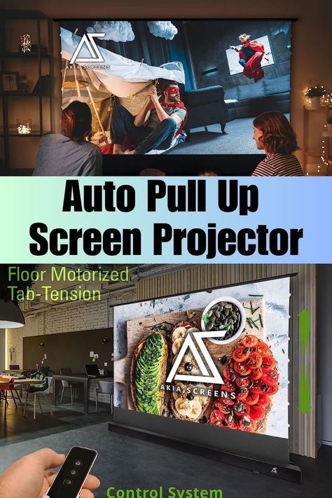 Pull-Up Screen Projector. Auto Pull Up Floor Rising Projector Screen Tab 102 inch 16:9 Indoor Movie Video Home Theater Cinema Office, CineWhite, Black Casin, event screen projector Large Projector Screen, 120 Inch Projector Screen, 150 Inch Projector Screen, White Sheet Projector Screen, Projector Screen Size, Projection Screens, Video Home, Projector Screen, Movie Screen