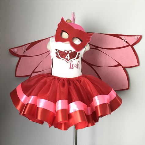 Owlette Birthday Party, Pj Masks Birthday Cake, Pj Masks Owlette, Pj Masks Birthday Party, Pj Mask Party, Pj Masks Birthday, Diy Tutu, Superhero Birthday, Girl Birthday Party