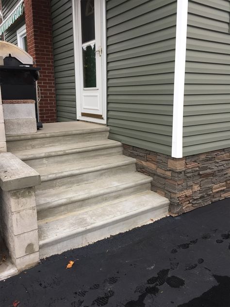 House Skirting Ideas - Faux Stone Skirting by Tina | GenStone House Skirting Ideas, Faux Stone Skirting, Porch Underpinning, Stone Panels Exterior, Stone Skirting, Brick Veneer Panels, Skirting Ideas, House Skirting, Mobile Home Skirting