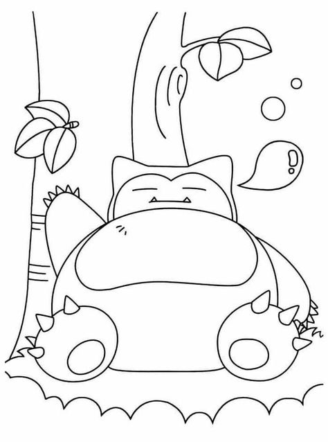 printable snorlax coloring pages, the picture you can find at Cartoon Coloring Pages topics #coloring #coloringpages #printable Pokémon Snorlax, Tiger Coloring, Pokemon Coloring Sheets, Snorlax Pokemon, Pixel Pokemon, Coloring Pages For Teenagers, Pokemon Snorlax, Pokemon Craft, Daniel Tiger