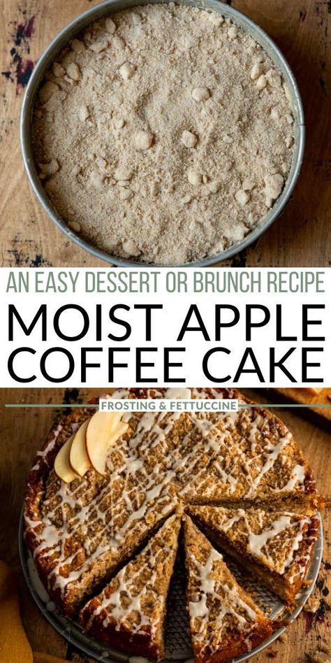 Apple Coffee Cake Recipes, Apple Coffee Cake, Rhubarb Coffee Cakes, Banana Coffee Cakes, Apple Crumb Cakes, Apple Coffee, Halloween Apples, Coffee Cake Recipes Easy, Crumb Cake Recipe