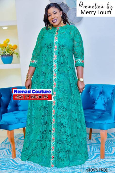 African Wear Designs, Hijabista Fashion, African Wear Dresses, Lace Dress Styles, Lace Styles, African Clothing Styles, African Design Dresses, African Dresses For Women, African Wear