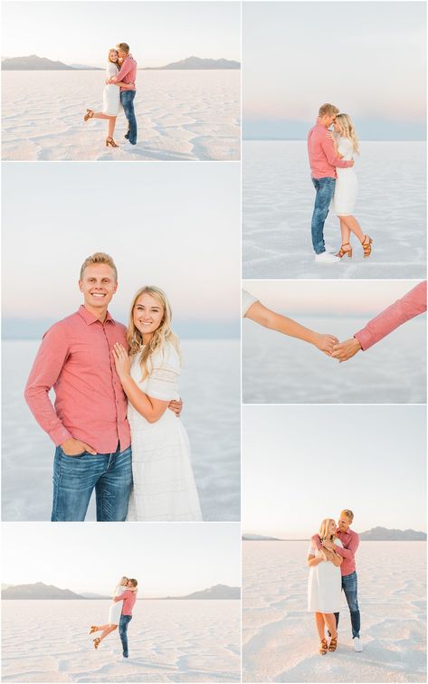 Salt Flats Photoshoot Couple, Salt Flat Family Pictures, Salt Flats Engagement Photos, Epic Photoshoot, Epic Photography, Salt Flat, Utah Wedding Photography, Bonneville Salt Flats, Flat Photo