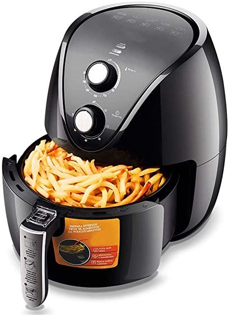 Tuuertge Air Fryers Air Fryer Household Oil-Free 3.5L Capacity Electric Fryer Full Automatic French Fries Machine Smart Oven Family Size (Color : Black, Size : 28x32x33cm) Emeril Air Fryer, Best Deep Fryer, Philips Air Fryer, Electric Air Fryer, Deep Fat Fryer, Air Fryer Review, Electric Fryer, Electric Deep Fryer, Low Fat Cooking