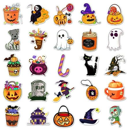 Welcome to our store clearance sale Halloween Stickers Halloween Pumpkin Stickers Vinyl Halloween Holiday Party Stickers Halloween Holiday Gifts For Kids Teens Adults50PCS Features: ??  Halloween Stickers : Each set included 100 pcs no duplicates halloween stickers, size 1.5-3.4 . ??  Quality Material : Stickers made of vinyl, which has and sunproof function, enough and easy to . ??  Easy to Use : Clean the smooth , uncover the protective film on the back of the sticker, of the sticker to ensure Halloween Stickers Printable Free, Adult Halloween Party Favors, Halloween Stickers Printable, Cute Halloween Stickers, Adult Halloween Party Decorations, Kids Halloween Party Decorations, Halloween Birthday Party Decorations, Outdoor Halloween Parties, Decorating Halloween