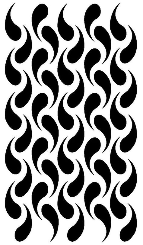 Weave Pattern Vector dxf File Pola Stensil, Modern Wall Stencil, Chainmail Patterns, Word Stencils, Geometric Stencil, Idee Cricut, Wall Stencils, Stencil Templates, Wavy Lines