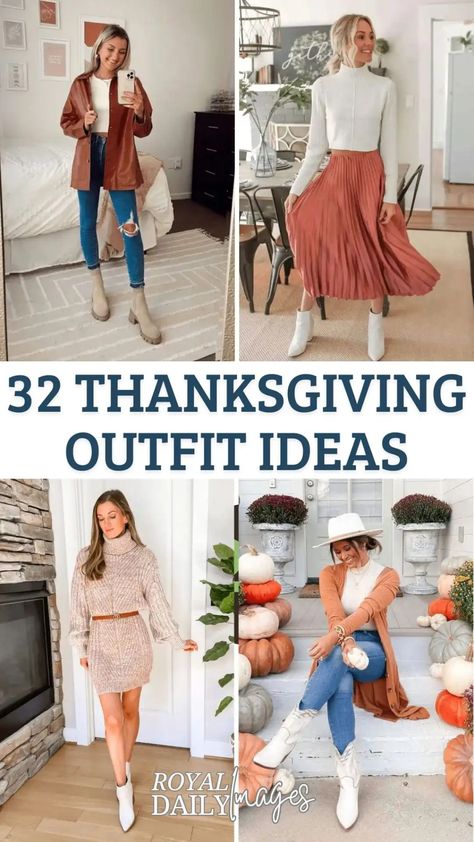 32 Stylish Thanksgiving Outfit Ideas – Fashion Tips & Cozy Looks Chic Thanksgiving Outfit, Winter Midi Skirt Outfit, Winter Midi Skirt, Midi Skirt Outfit Ideas, Thanksgiving Dressing, Thanksgiving Outfit Women, Thanksgiving Outfit Ideas, Holiday Outfits Women, Skirt Outfit Ideas