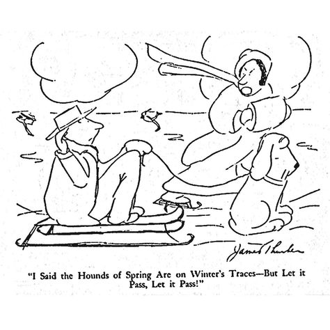 Thurber, man. James Thurber riffs on Swinburne. James Thurber, Nightingale, The Shadows, Comics, Dogs, Fictional Characters, Quick Saves, Humour