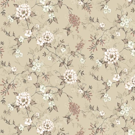 Floral Beige Wallpaper, Tan Floral Wallpaper, Vintage Floral Fabric Texture, Floral Fabric Texture Seamless, Beige Floral Wallpaper Texture, Asian Bridal Dresses, Flower Texture, Floral Prints Pattern, Fabric Texture