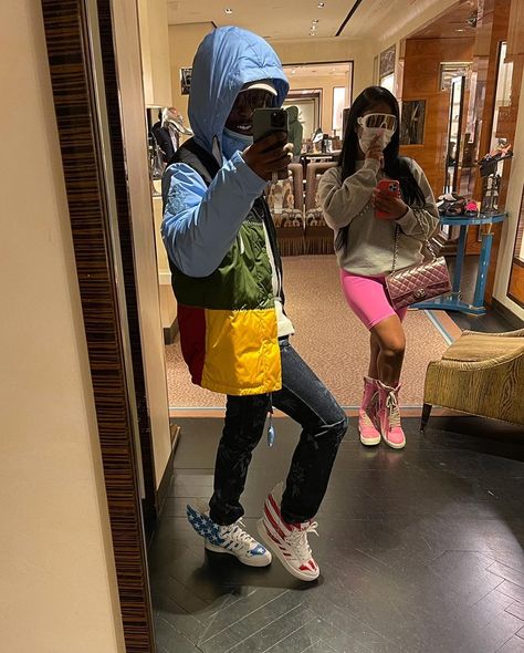 JT on Twitter: "Luv ya🦋🦇💖… " Lil Uzi Vert And Jt, Jt And Uzi, Hair Influencer, Lil Peep Hellboy, Me And Bae, Black Couples Goals, Lil Uzi, Swag Outfits For Girls, Lil Uzi Vert