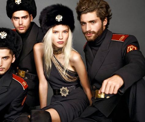 sasha luss by mariano vivanco for vogue russia november 2013 Russian Inspiration, Mariano Vivanco, Military Inspired Fashion, Sasha Luss, Russia Fashion, Bloc Party, Russian Culture, Military Uniforms, Russian Fashion