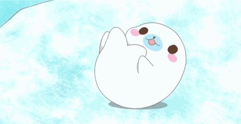 New trending GIF on Giphy Kawaii Seal, Kawaii Gif, Kawaii Chibi, Art Anime, Kawaii Shop, Kawaii Animals, Anime Kawaii, Kawaii Art, Cute Gif