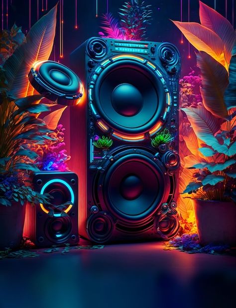 System Wallpaper, Anime Picture Hd, Pop Illustration, Graphic Design Brochure, Tree Of Life Art, Music Speakers, Emoji Art, Sound Art, Floral Decorations