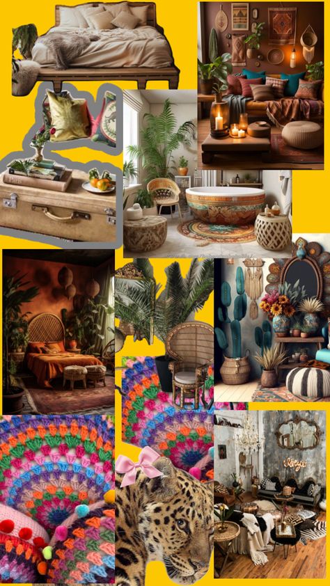 Boho chic Bohemian Interior, Boho Chic