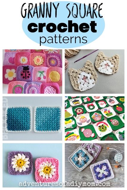 Granny squares are a fun crochet project that can be made into a variety of different things. Enjoy these granny square patterns for individual squares and patterns made using granny squares. 50+ GRANNY SQUARE CROCHET PATTERNS Take a look at a wide variety of granny square projects and granny square variations. From free patterns to ones that you can purchase and all different skill levels there is something for every crocheter in this post. ↓ ↓... Granny Square Applique, Crochet Projects With Granny Squares, Cute Granny Squares Free Pattern, Granny Square Variations, Cute Granny Squares, Granny Square Patterns, Granny Square Pattern Free, Crocheted Squares, Easy Granny Square