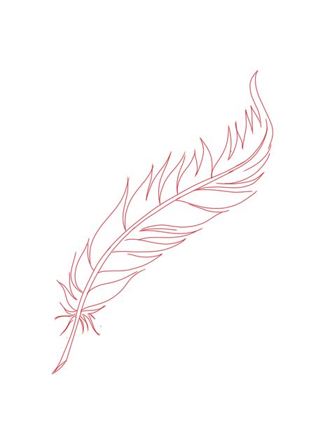 Simple Feather Tattoo Design, Feather Line Drawing, Simple Feather Tattoo, Small Feather Tattoo, Tattoo Feather, Furniture Design Sketches, Feather Tattoo Design, Feather Tattoo, Feather Tattoos