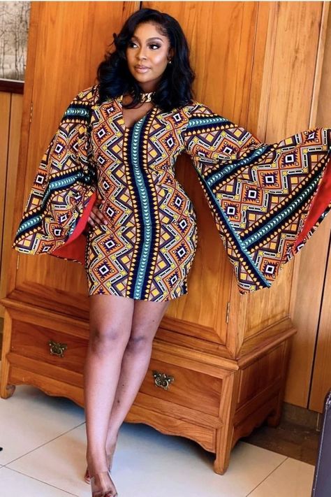 #fashion #fashionoutfits #trends #style #dresses Ankara Gown Style, Ankara Fashion Styles, Style Ankara, Latest Ankara Styles 2019, Trendy Ankara Styles, Ankara Clothing, Ankara Short Gown Styles, African Print Tops, Ankara Gown