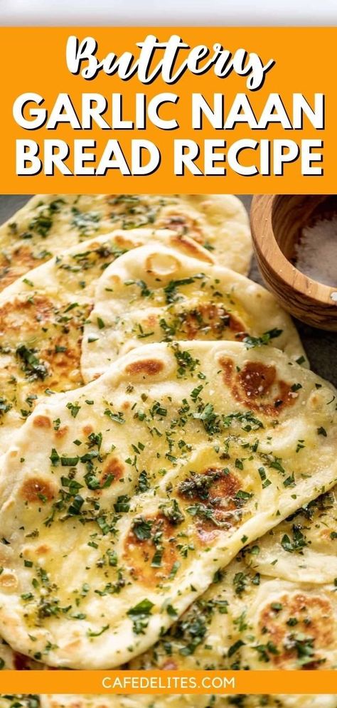 Garlic Naan Bread Recipe, Garlic Naan Bread, Garlic Naan Recipe, Naan Bread Recipe, Recipes With Naan Bread, Garlic Naan, Naan Recipe, Naan Bread, India Food