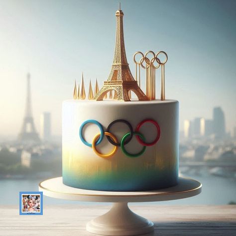 Discover the exquisite AI-generated image of a Paris Olympics-themed cake. Be inspired by the elegant design and learn how to create your own stunning images using the Bing AI Generator #paris #parisolympics #olympics #olympics2024 #cake #cakedecorating #ai #aiimages #aigenerated Olympic Cake, Shark Fin Cupcakes, Art Inspiration Creative, Image Prompts, Single Tier Cake, Tiered Cake Design, Summer Salads With Fruit, Spiderman Cake, Paris Olympics