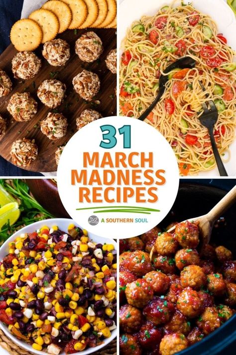 March Madness Party Food, March Madness Appetizers, Any March, March Madness Food, Fun Time With Friends, March Madness Party, Savory Apps, Soul Recipes, March Madness Parties