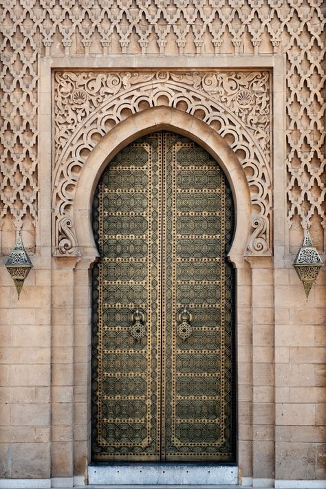 Moroccan Doors, Art Marocain, Moroccan Door, Door Poster, Door Images, Door Picture, Mosque Architecture, Moroccan Art, Cheap Paintings