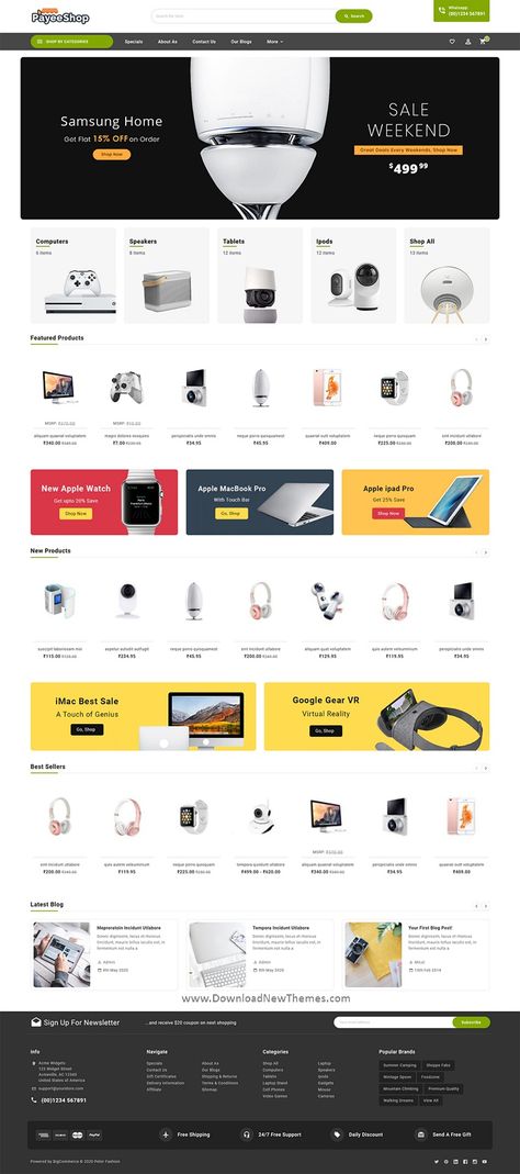 Payee Shop is a clean, elegant and modern design responsive premium stencil bigcommerce theme for selling electronics, gadgets and digital product online shop beautiful eCommerce website with 3 niche homepage layouts to download now & live preview click on image 👆 Ecommerce Website Layout, Ecommerce Design Inspiration, Ecommerce Ui Design, Online Web Design, Ecommerce Website Template, Ecommerce Web Design, Ui Design Website, Ecommerce Template, Ecommerce Web