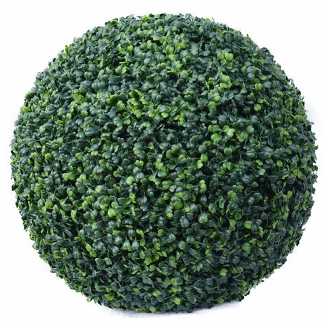 Faux Topiary, Small Porch, Outdoor Covered Patio, Boxwood Balls, Boxwood Hedge, Artificial Topiary, Faux Grass, Boxwood Topiary, Globe Decor