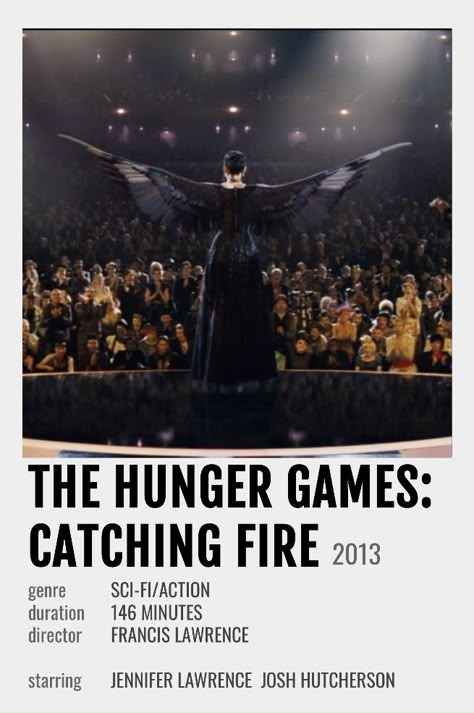 Catching Fire Polaroid Posters Movies, Hunger Games Book Cover, Minimalist Poster Movie, Polaroid Movies, Catching Fire Book, Movie Polaroid Posters, Hunger Games Poster, Hunger Games Book, Small Posters